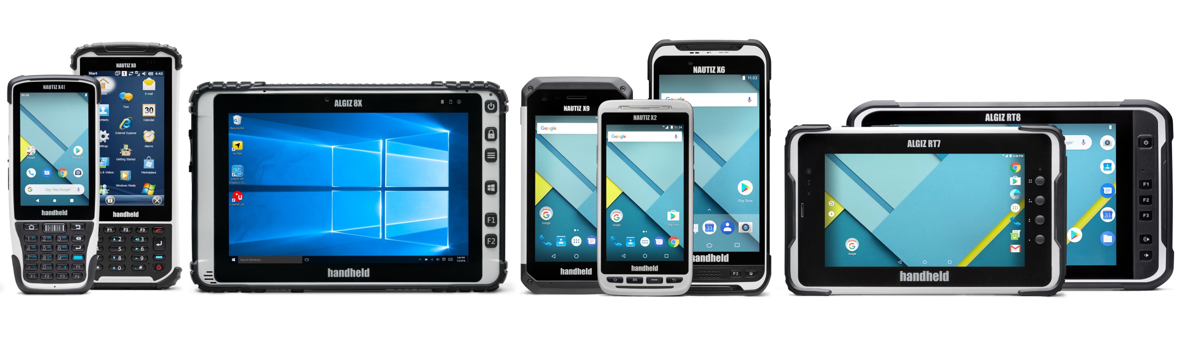 Handheld rugged PDA and tablets